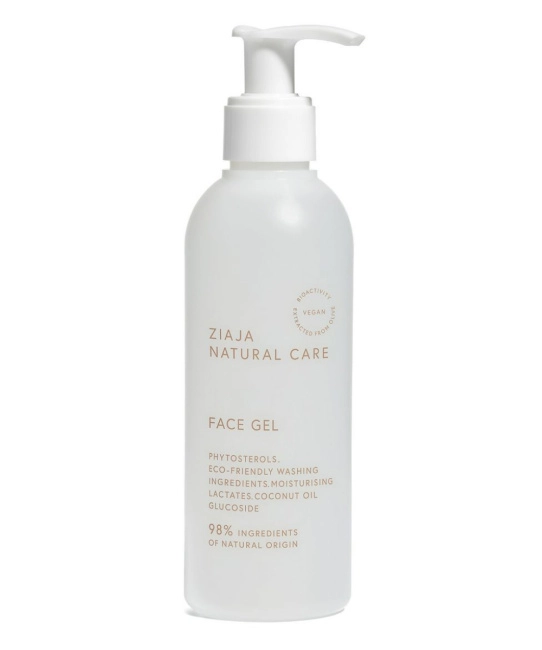 ZIAJA Гель для умывания лица "Natural care", 190мл