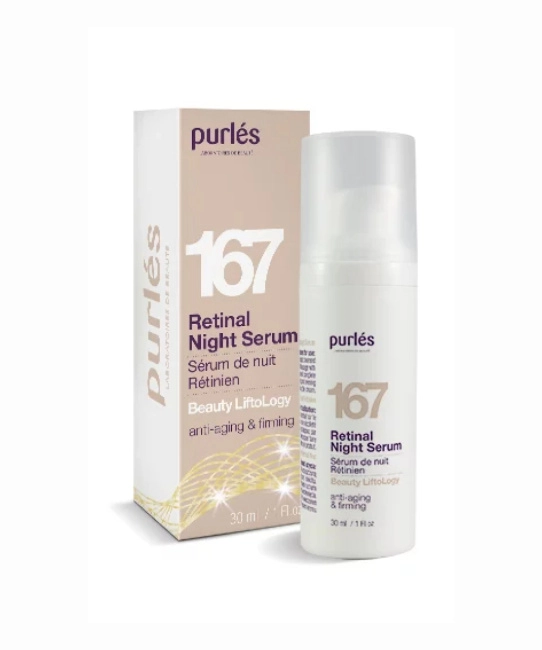 Purles 167 Ночная сыворотка для лица, шеи и декольте Retinal Night Serum, 301шт (1)