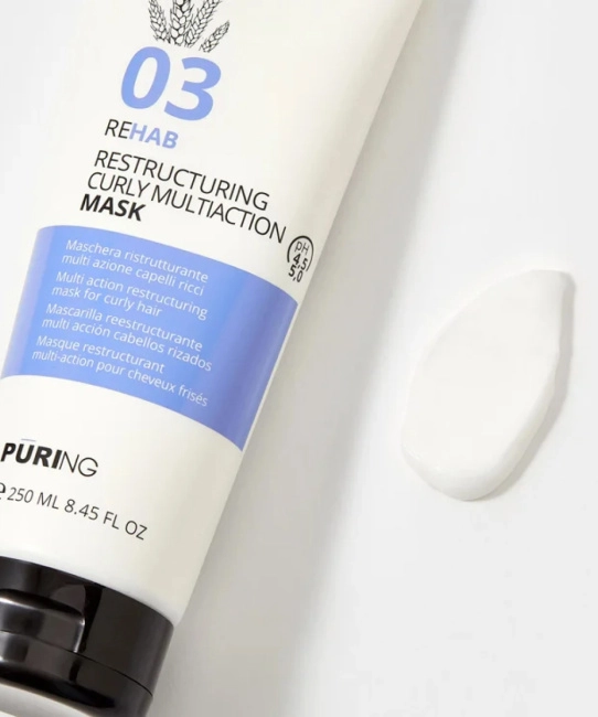 PURING Маска для кудрявых волос PR 03 REHAB, 250мл (2)