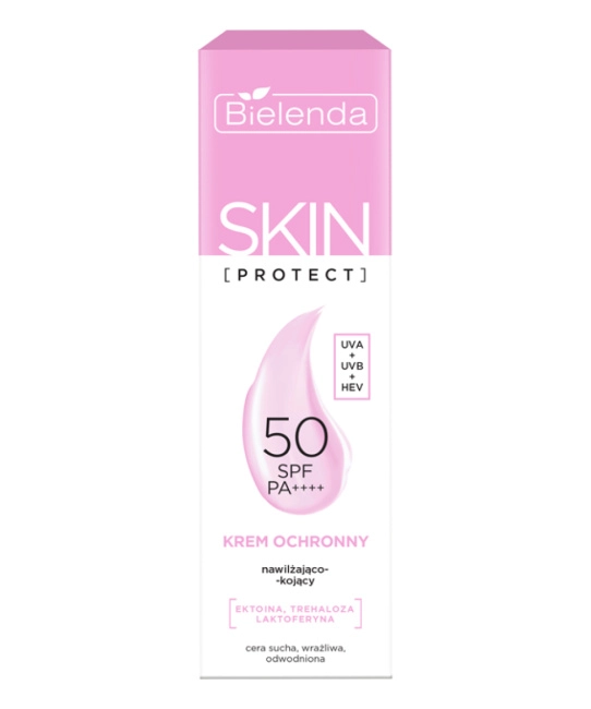 Bielenda Защитный крем SKIN PROTECT SPF 50 увлажняющий и успокаивающий, 40 (2)