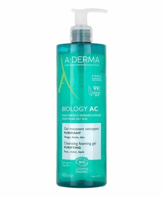 A-DERMA Гель пенящийся очищающий, 400мл