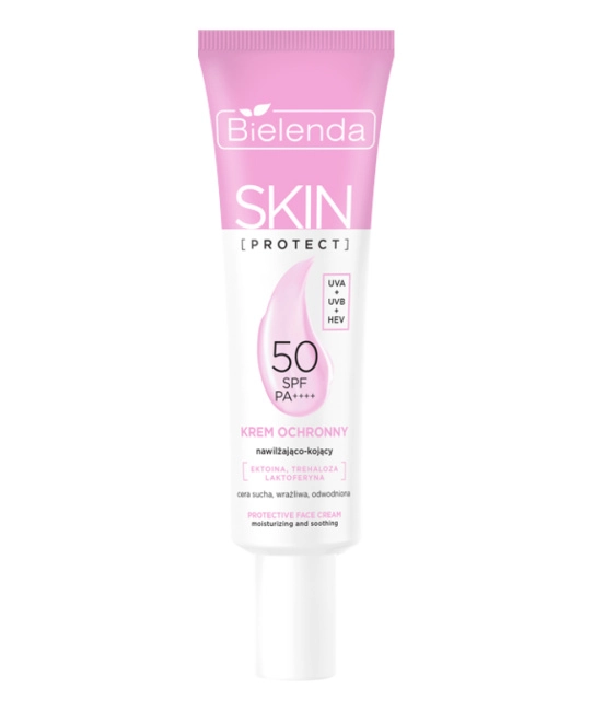 Bielenda Защитный крем SKIN PROTECT SPF 50 увлажняющий и успокаивающий, 40