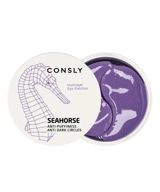 Consly Гидрогелевые патчи для области вокруг глаз с экстрактом морского конька, 60шт (1)