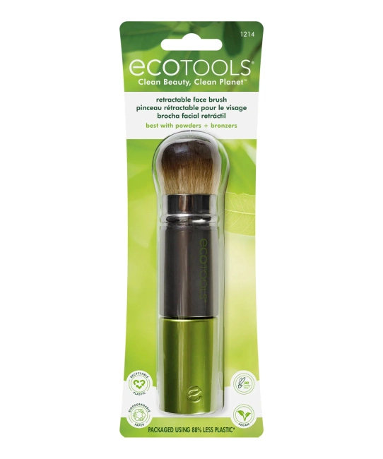 EcoTools Кисть для макияжа компактная выдвижная, 1шт (2)