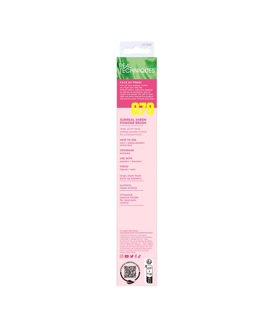 Real Techniques Кисть для пудры Nectar Pop, 1шт (3)