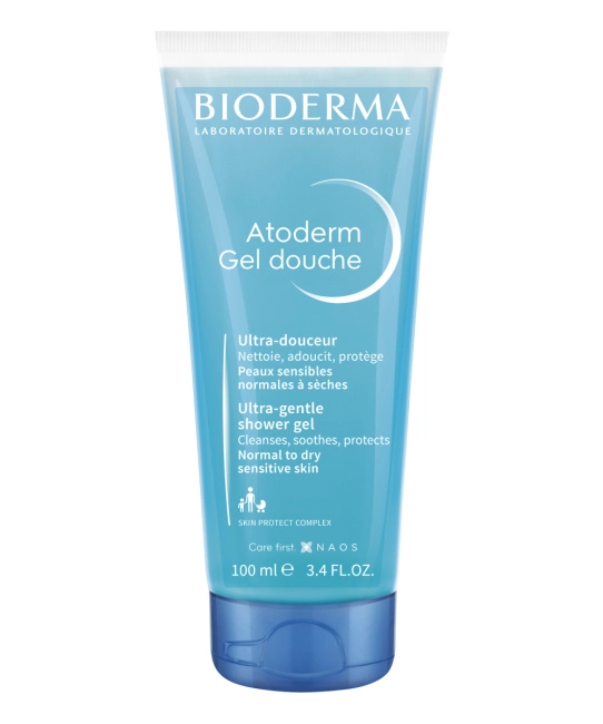 Bioderma Гель для душа для сухой, чувствительной и нормальной кожи, 200мл