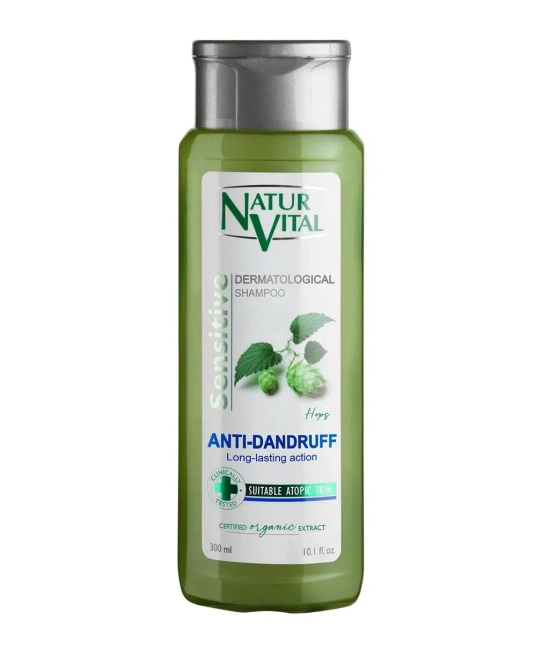Natur Vital Шампунь для волос против перхоти Хмель, 300мл