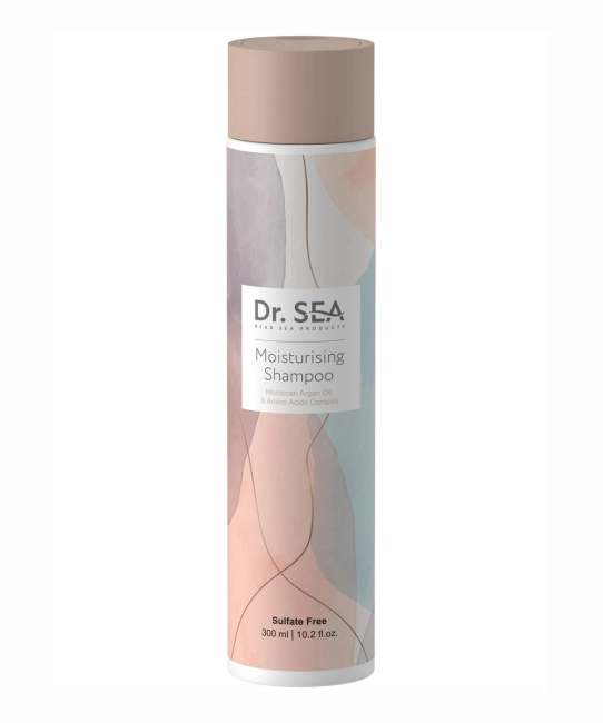Dr.Sea Набор"DAILY BEAUTY ROUTINE"(Увл.шампунь с марокк.Арг.маслом и компл.аминокисл.,300 мл, Восст.конд.с марокк.Арг.маслом и компл.аминокисл.,300мл), 600мл (1)
