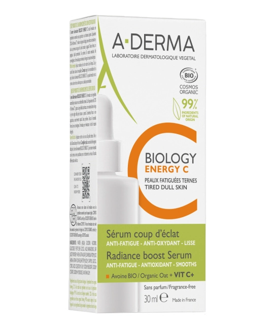 A-DERMA Сыворотка, придающая сияние хрупкой коже BIOLOGY ENERGY C, 30мл (2)