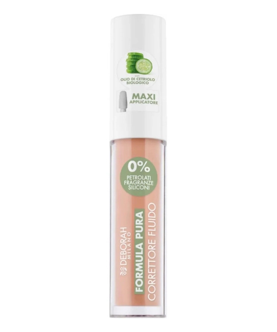 Deborah Milano Консилер жидкий FORMULA PURA FLUID CONCEALER, тон: 01 Белоснежный, 4.98мл (1)