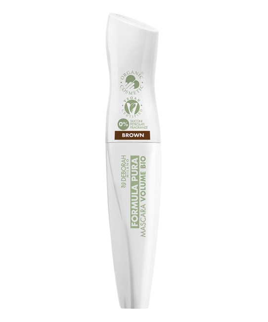 Deborah Milano Тушь для ресниц FORMULA PURA MASCARA VOLUME BIO, тон: коричневый, 12мл (1)