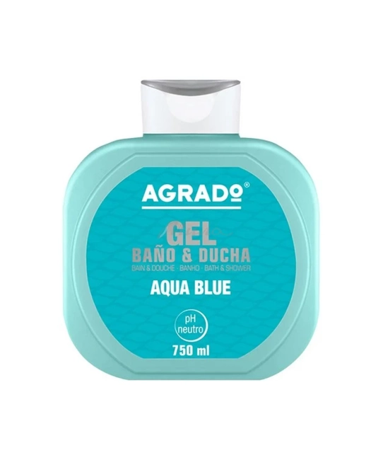 Agrado Гель для ванны и душа Aqua Blue, 750мл