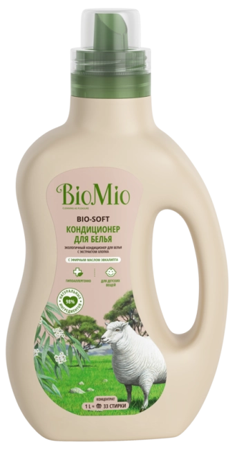 BioMio Кондиционер для белья экологичный "Эвкалипт" Bio-Soft, 1000мл