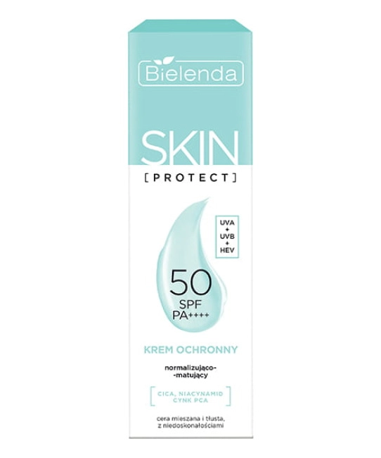 Bielenda Защитный крем SKIN PROTECT SPF 50 нормализующий и матирующий, 40 (2)