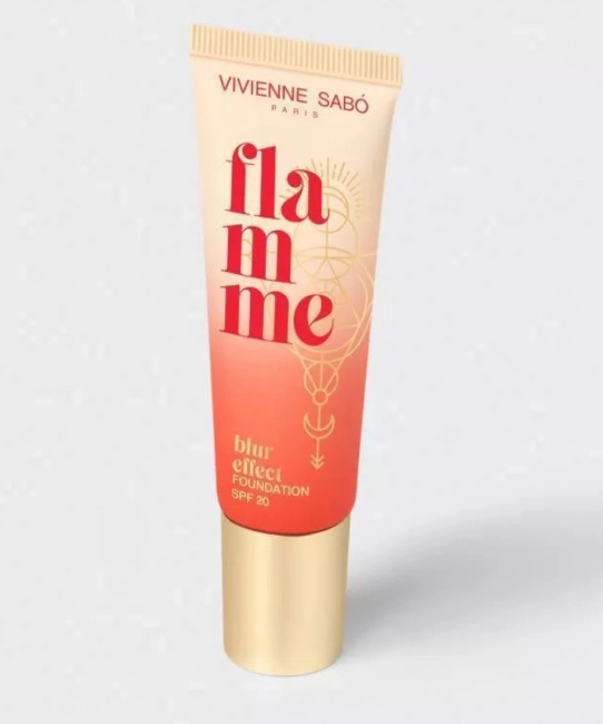 Vivienne Sabo Тональная основа для лица с spf “Flamme” тон 02: светло-бежевый, 23мл (2)
