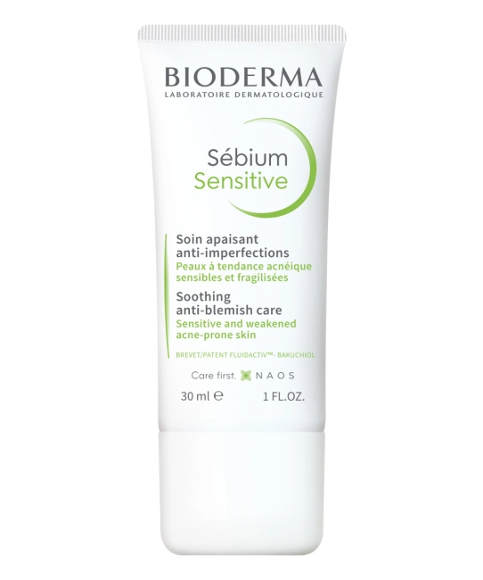 Bioderma Успокаивающий флюид для жирной и комбинированной кожи, 30мл