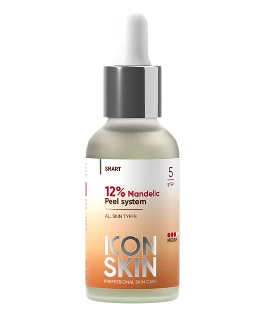 Icon skin Cмарт-пилинг система 12% Миндальная, 30мл