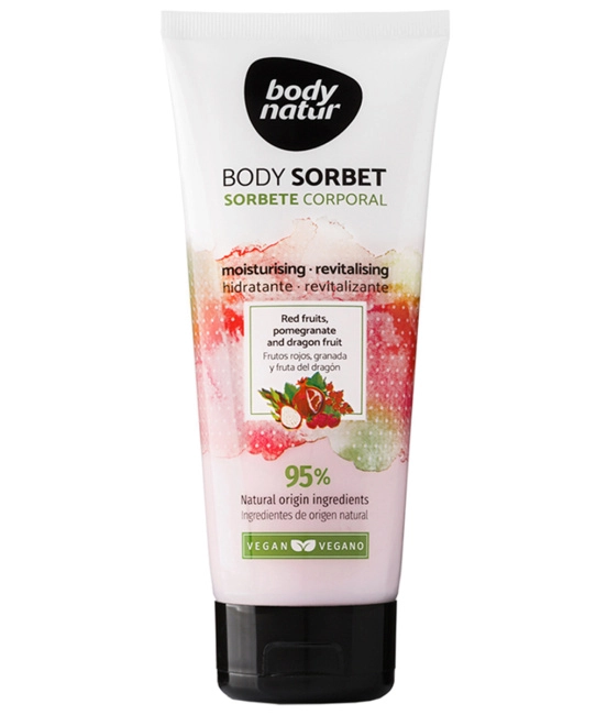 Body Natur Сорбет для тела с красными фруктами, гранатом и драгон фруктом, 200мл