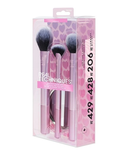 Real Techniques Набор кистей для макияжа Love IRL Perfect Finish, 4шт (3)