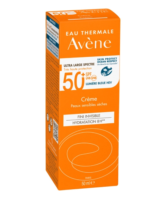 AVENE Крем солнцезащитный EAU THERMALE SPF 50+, 50мл (2)