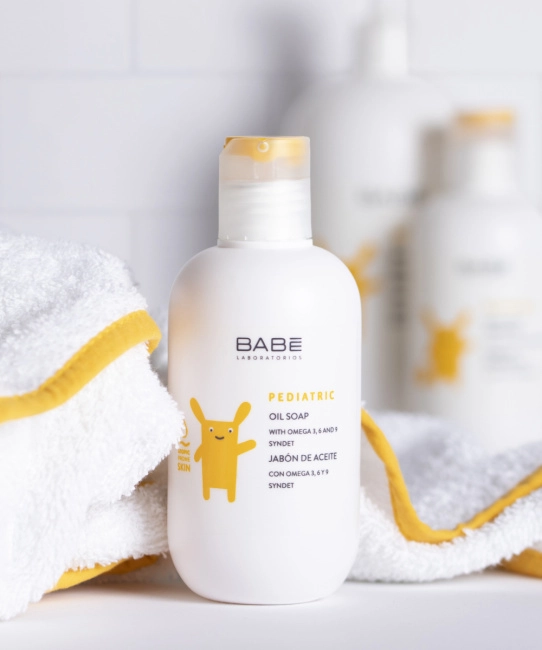 BABE Laboratorios Детское масляное мыло, 200мл (2)