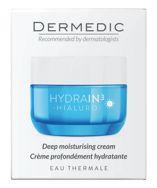 Dermedic Крем для лица SPF15 HYDRAIN3 HIALURO, 50мл (4)