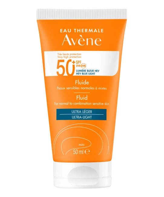 AVENE Флюид солнцезащитный EAU THERMALE SPF 50+, 30мл