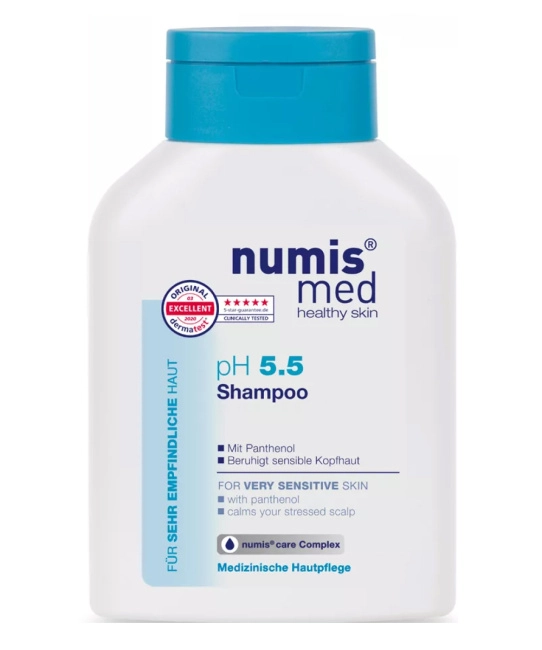 Numis med Шампунь для волос с пантенолом для чувствительной кожи головы pH 5,5 SENSITIVE, 200мл