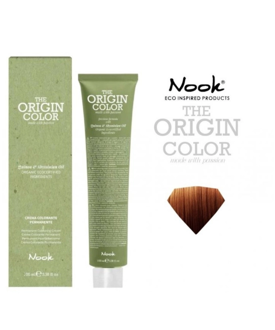 NOOK Крем-краска для волос 7.43 Медно-золотой блонд / Blonde Copper Gold, 100мл (1)