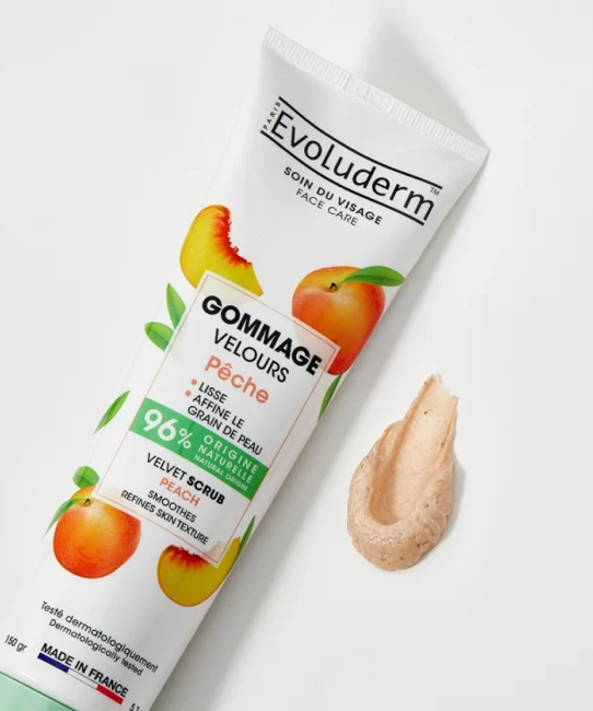 Evoluderm Скраб для лица Персик, 150г (1)