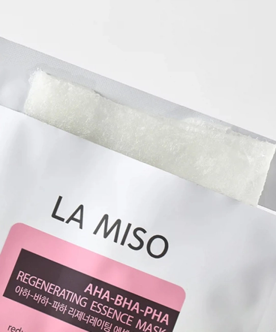 LA MISO Маска для лица Ампульная обновляющая с кислотами, 28г (1)