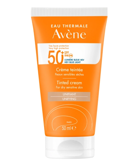 AVENE Крем солнцезащитный тонирующий SPF50+, 50мл
