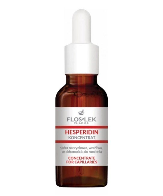 Floslek Концентрированная сыворотка для лица и области вокруг глаз HESPERIDIN concentrate for capillaries, 30мл