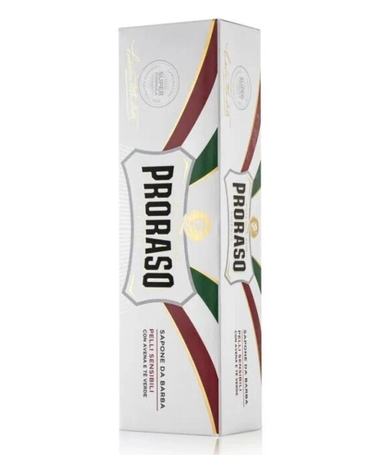 PRORASO Крем для бритья для чувствительной кожи с зеленым чаем и овсом, 150 (2)