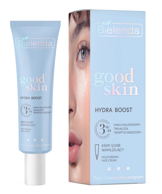 Bielenda Крем для лица интенсивно увлажняющий с гиалуроновой кислотой, трегалозой, трипептидами, 50мл (1)