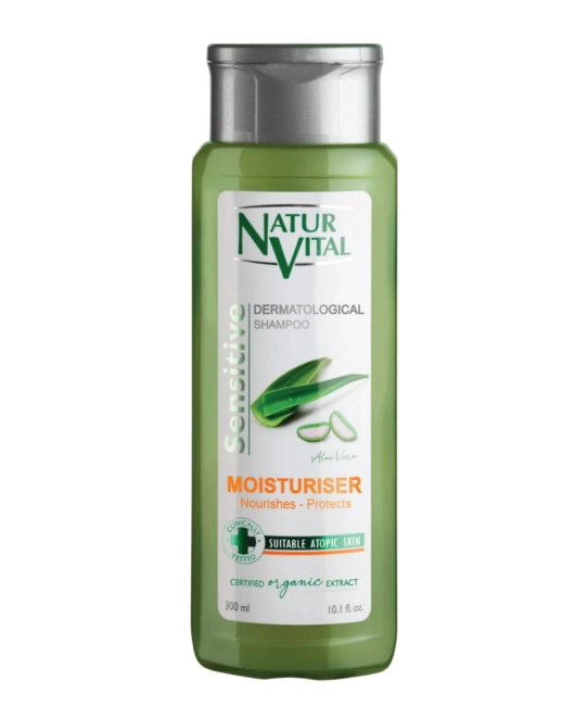 Natur Vital Шампунь для волос увлажняющий Алое Вера, 300мл
