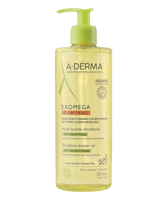 A-DERMA Масло для душа Смягчающее A-DERMA EXOMEGA CONTROL, 500мл