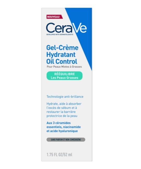 CeraVe Гель-крем увлажняющий для жирной и комбинированной кожи лица, 52мл (2)