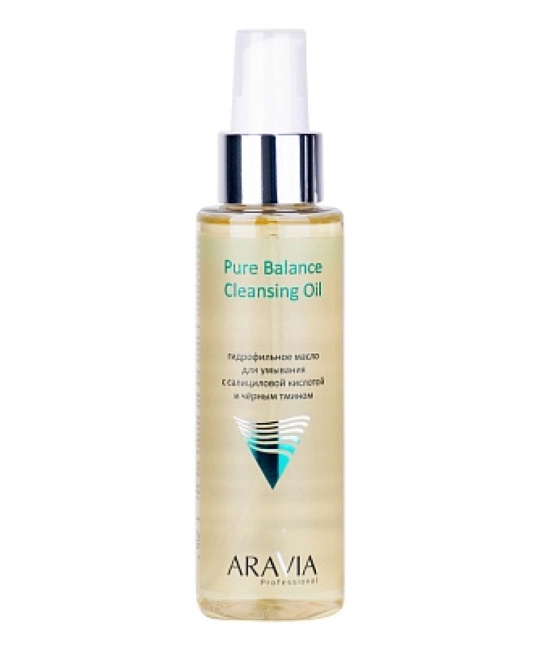 Aravia Professional Гидрофильное масло для умывания с салициловой кислотой и чёрным тмином Pure Balance Cleansing Oil, 110мл