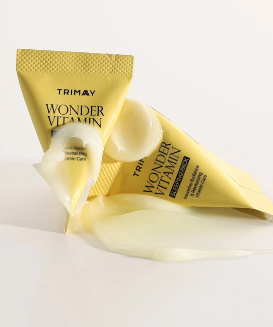 TRIMAY TRIMAY Ночная маска для сияния кожи с витаминами C-VITA COMPLEX и ниацинамидом Wonder Vitamin Sleeping Pack 3 гр, 3мл (2)