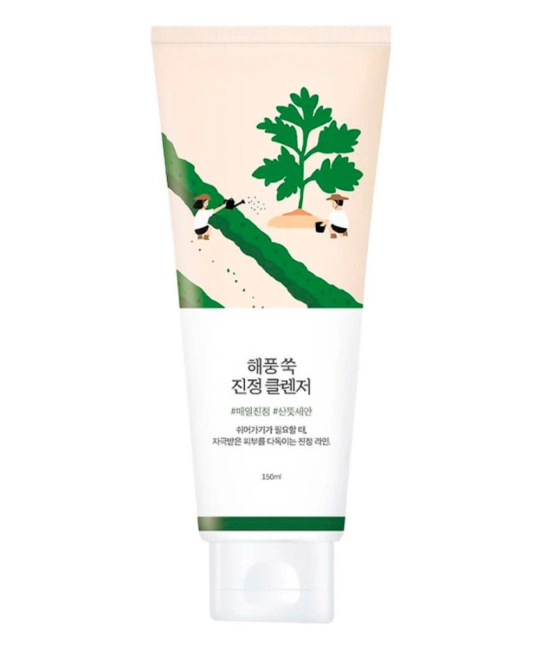 Round Lab ROUND LAB Успокаивающая пенка для умывания MUGWORT CALMING CLEANSER, 150 мл, 150мл