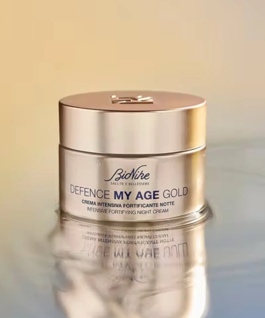 BioNike Интенсивный укрепляющий ночной крем для лица DEFENCE MY AGE GOLD intensive fortifying night cream, 50мл (2)
