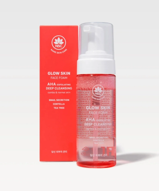 NAME SKIN CARE NAME SKIN CARE Пенка для глубокого очищения лица с aha-кислотами и фильтратом секреции улитки, 150 мл, 150мл (1)