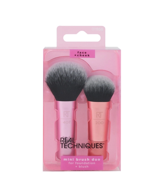 Real Techniques Набор мини-кистей для макияжа Mini Brush, 2шт