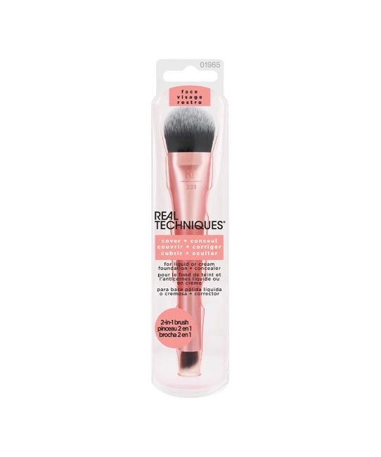 Real Techniques Кисть двусторонняя для пудры Dual Ended, 1шт (3)