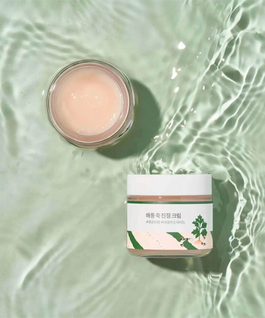 Round Lab Успокаивающий крем для лица MUGWORT CALMING CREAM, 80мл (3)