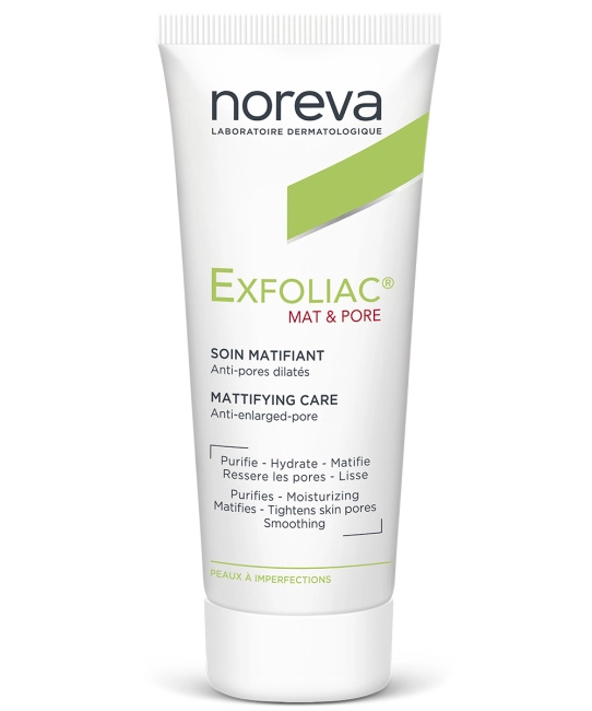 Noreva Крем для лица матирующий поросуживающий Exfoliac, 30мл