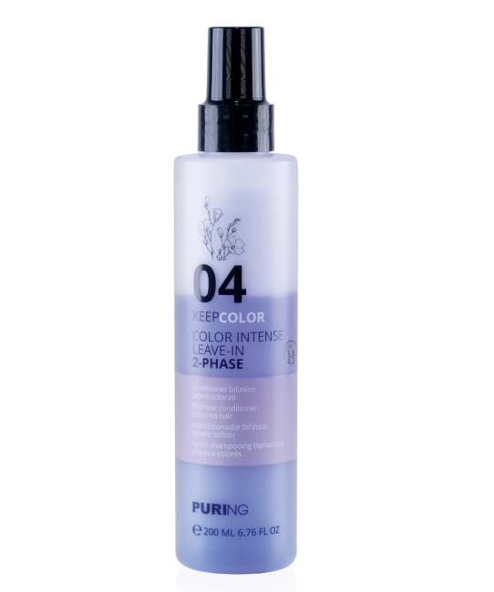 PURING Кондиционер спрей несмываемый двухфазный для окрашенных волос PR 04 KEEPCOLOR 200 мл, 200мл