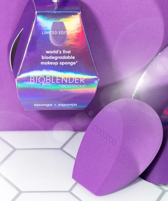 EcoTools Спонж для макияжа биоразлагаемый Bioblender Ornament, 1шт (1)