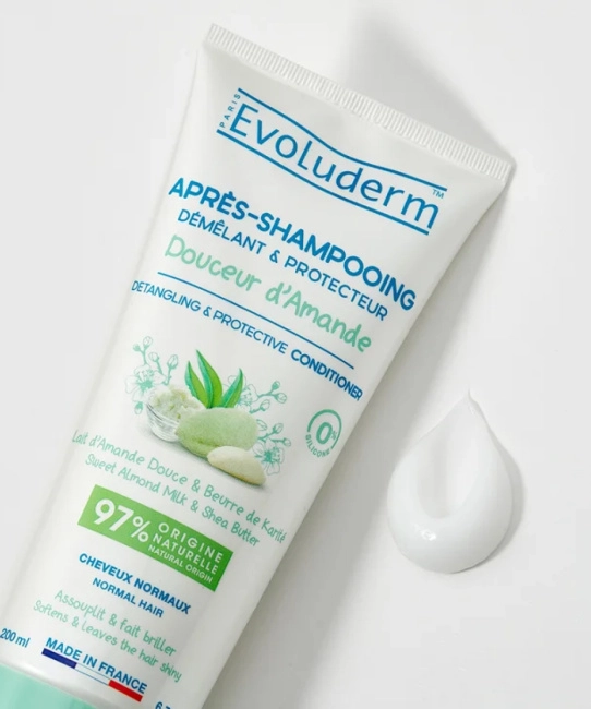 Evoluderm Защитный кондиционер с молочком Сладкого миндаля и маслом Ши, 200мл (2)